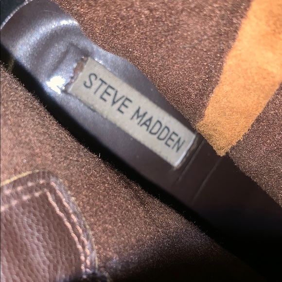Brown Steve Madden Heeled Boots - Picture 4 of 5
